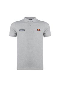 Koszulka polo męska Ellesse Montura. Typ kołnierza: polo. Kolor: szary