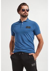 EA7 Emporio Armani - Polo męskie EA7 EMPORIO ARMANI. Typ kołnierza: polo #1