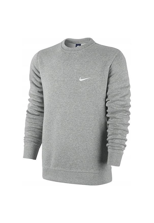 Bluza Sportowa Męska Nike Club Crew-Swoosh. Kolor: szary
