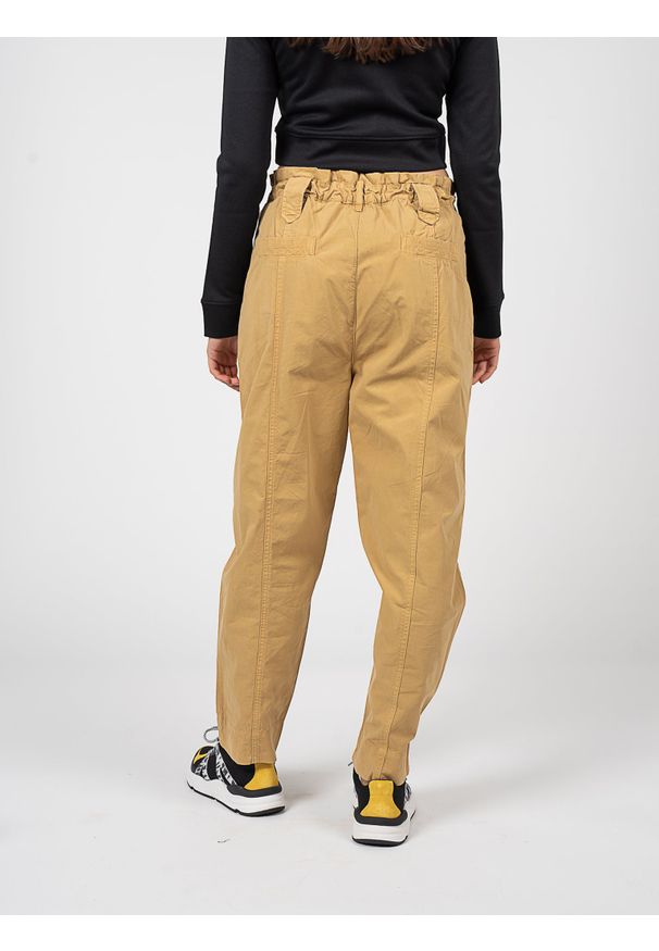 Pinko Spodnie "Avida" | 1J10W1 Y849 | Kobieta | Żółty. Okazja: na co dzień. Kolor: żółty. Materiał: bawełna. Wzór: jednolity. Styl: casual
