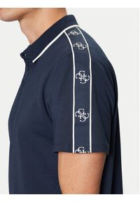 Guess Polo M4YP40 KARS0 Granatowy Regular Fit. Typ kołnierza: polo. Kolor: niebieski. Materiał: bawełna #3