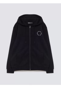 Big-Star - Bluza męska z kapturem czarna Ajron 906/ Kersyn 906. Okazja: na spacer. Typ kołnierza: kaptur. Kolor: czarny. Materiał: materiał, jeans, dresówka. Długość rękawa: długi rękaw. Długość: długie. Styl: elegancki, sportowy, wakacyjny #7