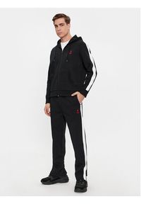 Polo Ralph Lauren Spodnie dresowe 710926505002 Czarny Regular Fit. Kolor: czarny. Materiał: bawełna, syntetyk #5