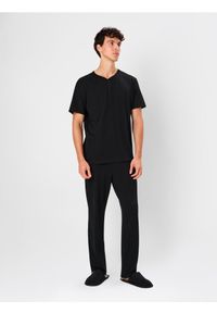 Sinsay - Piżama dwuczęściowa - czarny. Kolor: czarny