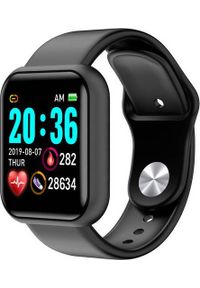 Smartwatch R2 Invest L18 Czarny (Sport Smartband zegarek opaska). Rodzaj zegarka: smartwatch. Kolor: czarny. Styl: sportowy