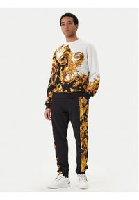 Versace Jeans Couture Spodnie dresowe 80GAA3C0 FS196 Czarny Regular Fit. Kolor: czarny. Materiał: bawełna #4