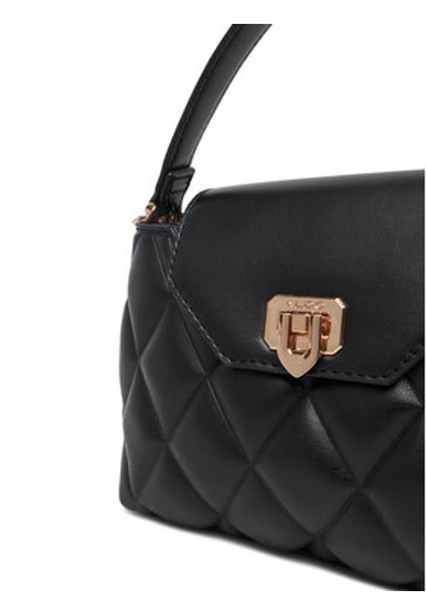 Aldo Torebka Triraderr 14143923 Czarny. Kolor: czarny. Materiał: skórzane