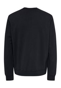 Only & Sons Bluza Ron 22024205 Czarny Regular Fit. Kolor: czarny. Materiał: bawełna #3