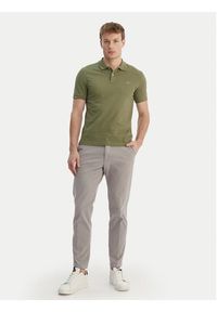 GANT - Gant Polo Shield 2220 Zielony Slim Fit. Typ kołnierza: polo. Kolor: zielony. Materiał: bawełna #3