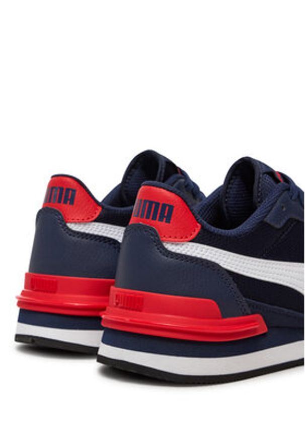 Puma Sneakersy St Runner v4 Mesh Jr 399876 02 Granatowy. Kolor: niebieski. Materiał: zamsz, skóra