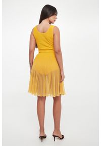 Elisabetta Franchi - Sukienka z ażurowej dzianiny ELISABETTA FRANCHI. Materiał: dzianina. Wzór: ażurowy #4