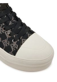 DKNY Trampki York Lace UP Sneak K2533982 Czarny. Kolor: czarny. Materiał: materiał #6