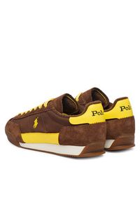 Polo Ralph Lauren Sneakersy 804P15632002 Brązowy. Kolor: brązowy. Materiał: zamsz, skóra #6