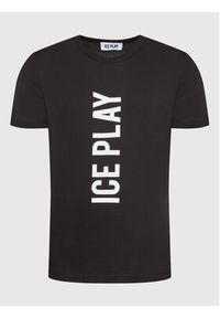 Ice Play T-Shirt 22I U1M0 F017 P400 9000 Czarny Regular Fit. Kolor: czarny. Materiał: bawełna #4