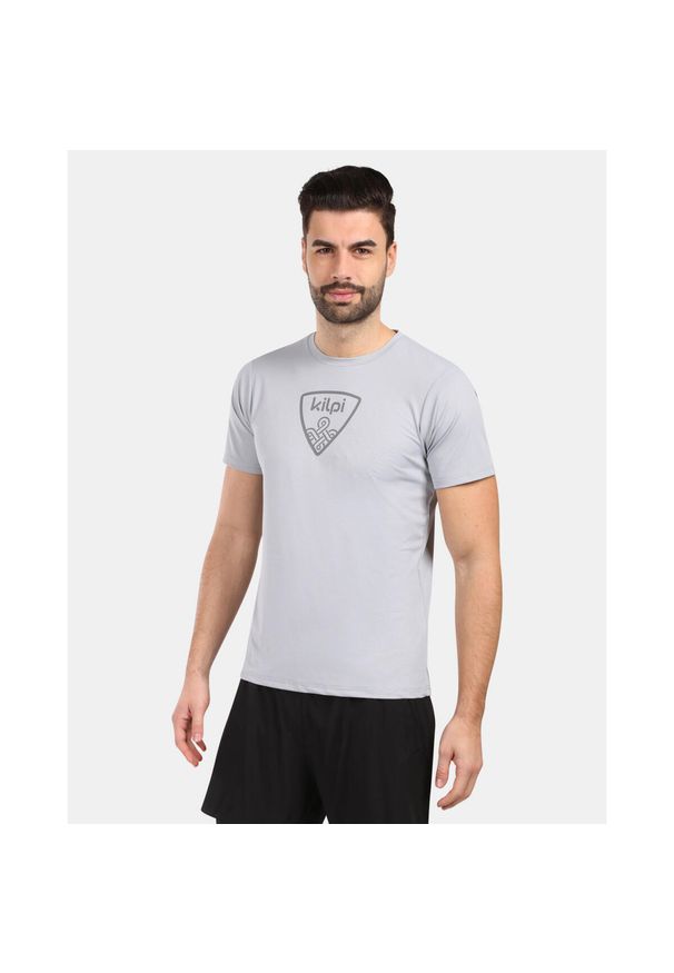 Męska koszulka funkcjonalna Kilpi TODI-M. Kolor: szary. Sport: bieganie