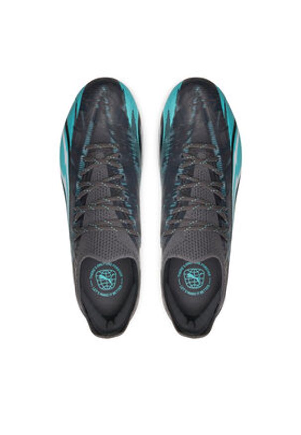 Puma Buty do piłki nożnej ULTRA ULTIMATE RUSH FG/AG 10782701 01 Szary. Kolor: szary. Materiał: skóra