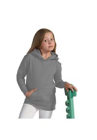 SG - Dziecięca Bluza Sportowa Unisex Kaptur Pulower. Kolor: szary
