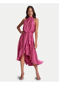 Swing Sukienka koktajlowa 5AG22700 Różowy Regular Fit. Kolor: różowy. Materiał: syntetyk. Styl: wizytowy #1