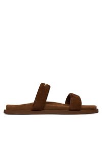Inuikii Klapki Slaps 1004.003.0671 Brązowy ciemny. Kolor: brązowy. Materiał: zamsz, skóra #1