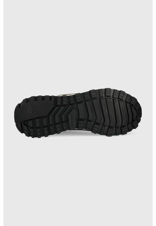 G-Star RAW - G-Star Raw sneakersy theq run kolor zielony. Nosek buta: okrągły. Zapięcie: sznurówki. Kolor: zielony. Materiał: guma. Sport: bieganie