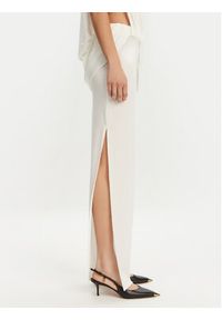 JACQUEMUS Sukienka wieczorowa La Robe Peplo Longue 25E251DR2302381 100 Biały Regular Fit. Kolor: biały. Materiał: wiskoza. Styl: wizytowy #7