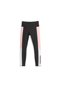 Damskie legginsy z wysokim stanem 7/8 Puma Fit Eversculpt Colorblock. Stan: podwyższony. Kolor: beżowy, czarny, wielokolorowy. Sport: fitness