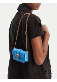 Pinko - PINKO Torebka Love One Micro C . AI 24-25 PCPL 100064 A0F1 Niebieski. Kolor: niebieski. Materiał: skórzane #1