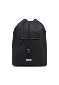 Calvin Klein Plecak Sleek Drawstring Sling LV04D3145G Czarny. Kolor: czarny. Materiał: materiał