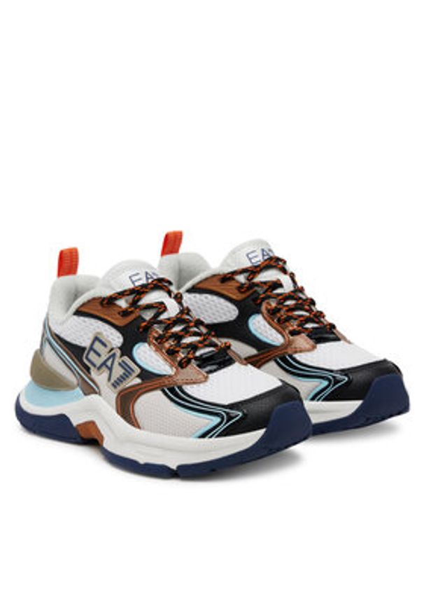 EA7 Emporio Armani Sneakersy X8X249 XK446 D194 Kolorowy. Materiał: materiał. Wzór: kolorowy