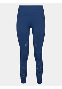 Brubeck Legginsy LE1291W Niebieski Slim Fit. Kolor: niebieski. Materiał: syntetyk