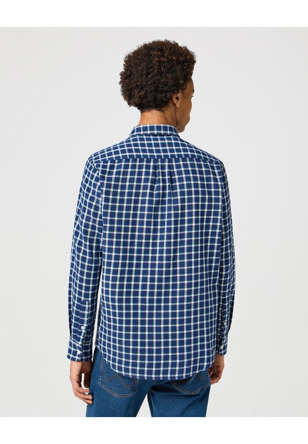 Wrangler - WRANGLER MĘSKA KOSZULA 1 PKT SHIRT BLACK IRIS 112356771 W5X2017356