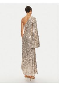 ROTATE Sukienka wieczorowa Safra 1128861531 Złoty Loose Fit. Kolor: złoty. Materiał: syntetyk. Styl: wizytowy #7