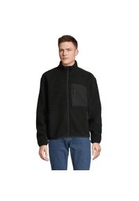 SOL'S - Kurtka Unisex Dla Dorosłych Fury Sherpa. Kolor: szary, wielokolorowy, czarny. Sport: turystyka piesza #1