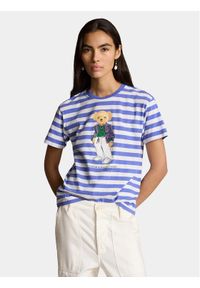 Polo Ralph Lauren T-Shirt Str Riv Br T 211924300001 Niebieski Regular Fit. Typ kołnierza: polo. Kolor: niebieski. Materiał: bawełna #1