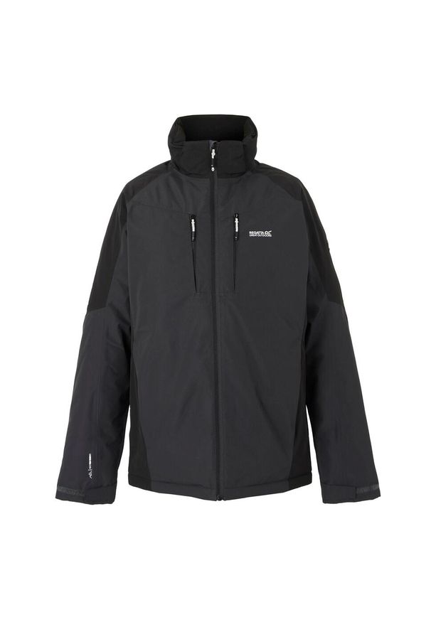 Kurtka przeciwdeszczowa z ociepleniem Regatta CALDERDALELL. Kolor: czarny, brązowy, szary, wielokolorowy. Sezon: zima. Sport: outdoor, turystyka piesza