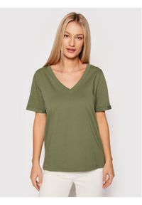 Pieces T-Shirt Ria 17120455 Zielony Regular Fit. Kolor: zielony. Materiał: bawełna #1