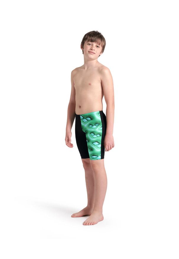 Spodenki Treningowe Pływackie Arena Logo Graphic Swim Jammer Junior. Kolor: czarny