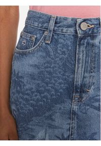 Tommy Jeans Spódnica jeansowa DW0DW17671 Niebieski Regular Fit. Kolor: niebieski. Materiał: bawełna