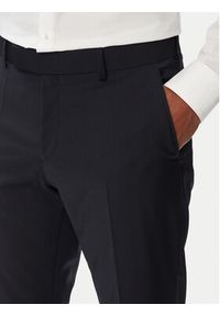 BOSS Spodnie garniturowe H-George-263 50567486 Granatowy Slim Fit. Kolor: niebieski. Materiał: wełna #5