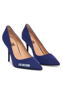 Love Moschino - LOVE MOSCHINO Szpilki JA10299G1OIM0750 Niebieski. Kolor: niebieski. Materiał: skóra. Obcas: na szpilce #2