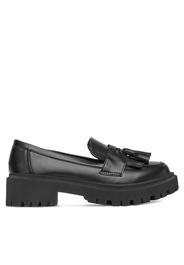 DeeZee Loafersy S670-21 Czarny. Kolor: czarny. Materiał: syntetyk, materiał