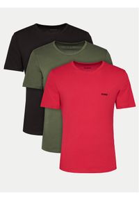 Hugo - HUGO Komplet t-shirtów 50480088 Kolorowy Regular Fit. Materiał: bawełna. Wzór: kolorowy