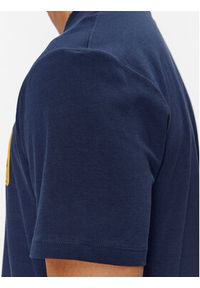 Wrangler T-Shirt 112341131 Granatowy Regular Fit. Kolor: niebieski. Materiał: bawełna