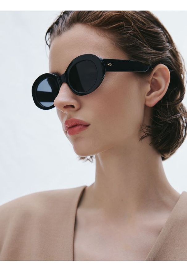 Reserved - Okulary przeciwsłoneczne - czarny. Kolor: czarny