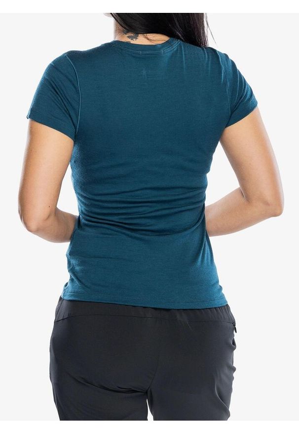Koszulka merino damska Smartwool Merino Short Sleeve Tee Boxed. Kolor: niebieski