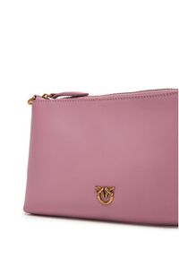 Pinko - PINKO Torebka Flat Horizontal Mini PE 25 PCPL 104277 A0F1 Fioletowy. Kolor: fioletowy. Materiał: skórzane