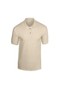GILDAN - Koszulka Polo Dla Dorosłych Unisex Dryblend Jersey. Typ kołnierza: polo. Kolor: beżowy. Materiał: jersey