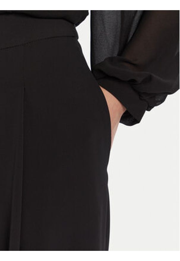Rinascimento Spodnie palazzo CFC0125495003 Czarny Wide Leg. Kolor: czarny. Materiał: syntetyk