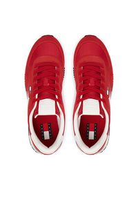 Tommy Jeans Sneakersy Tjm Eva Runner Mix Material EM0EM01737 Czerwony. Kolor: czerwony. Materiał: zamsz, skóra #2