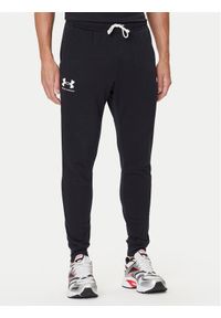 Under Armour Spodnie dresowe Ua Rival Terry Jogger 1380843-001 Czarny Fitted Fit. Kolor: czarny. Materiał: bawełna #1